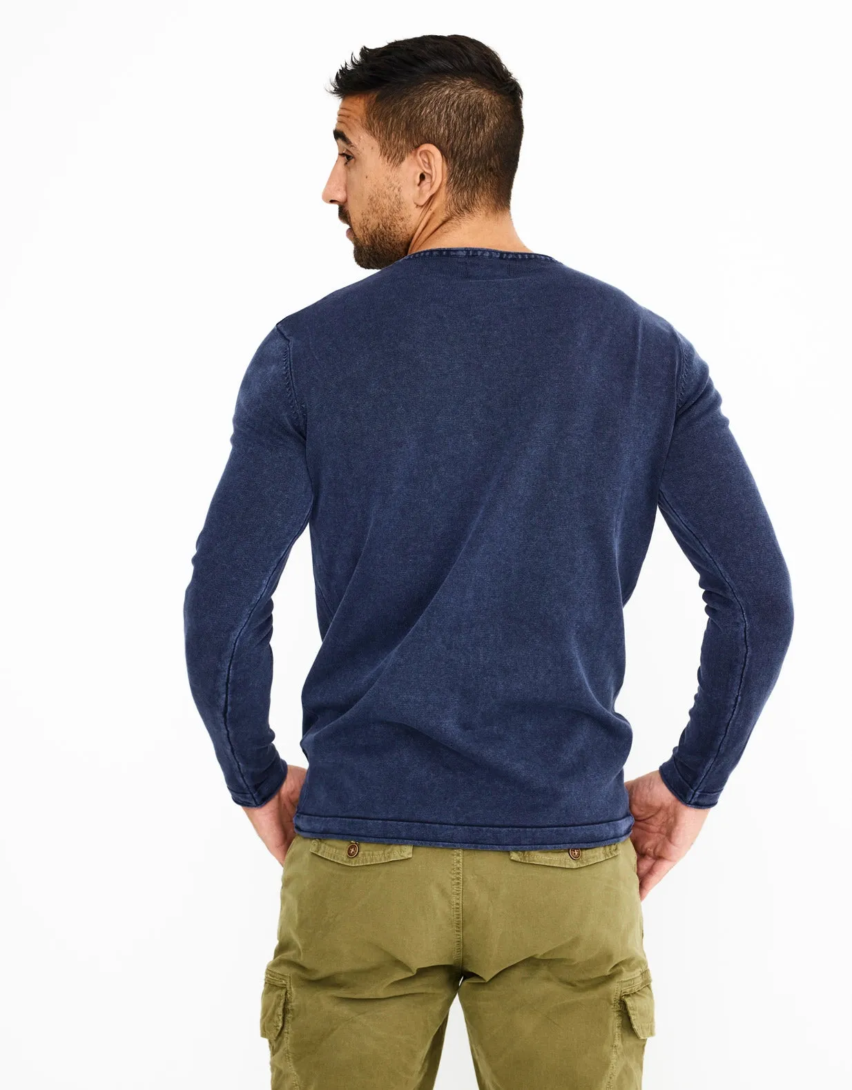 Long Sleeve Cotton Sweater - Jacks