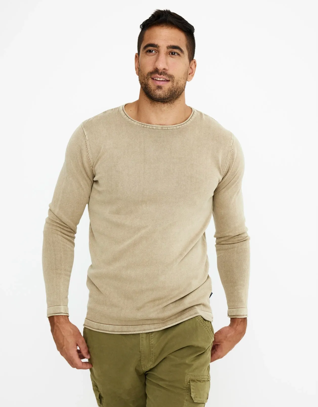 Long Sleeve Cotton Sweater - Jacks