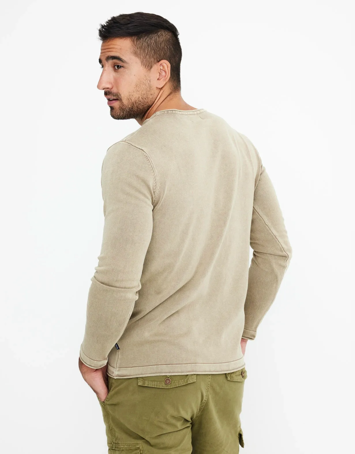 Long Sleeve Cotton Sweater - Jacks