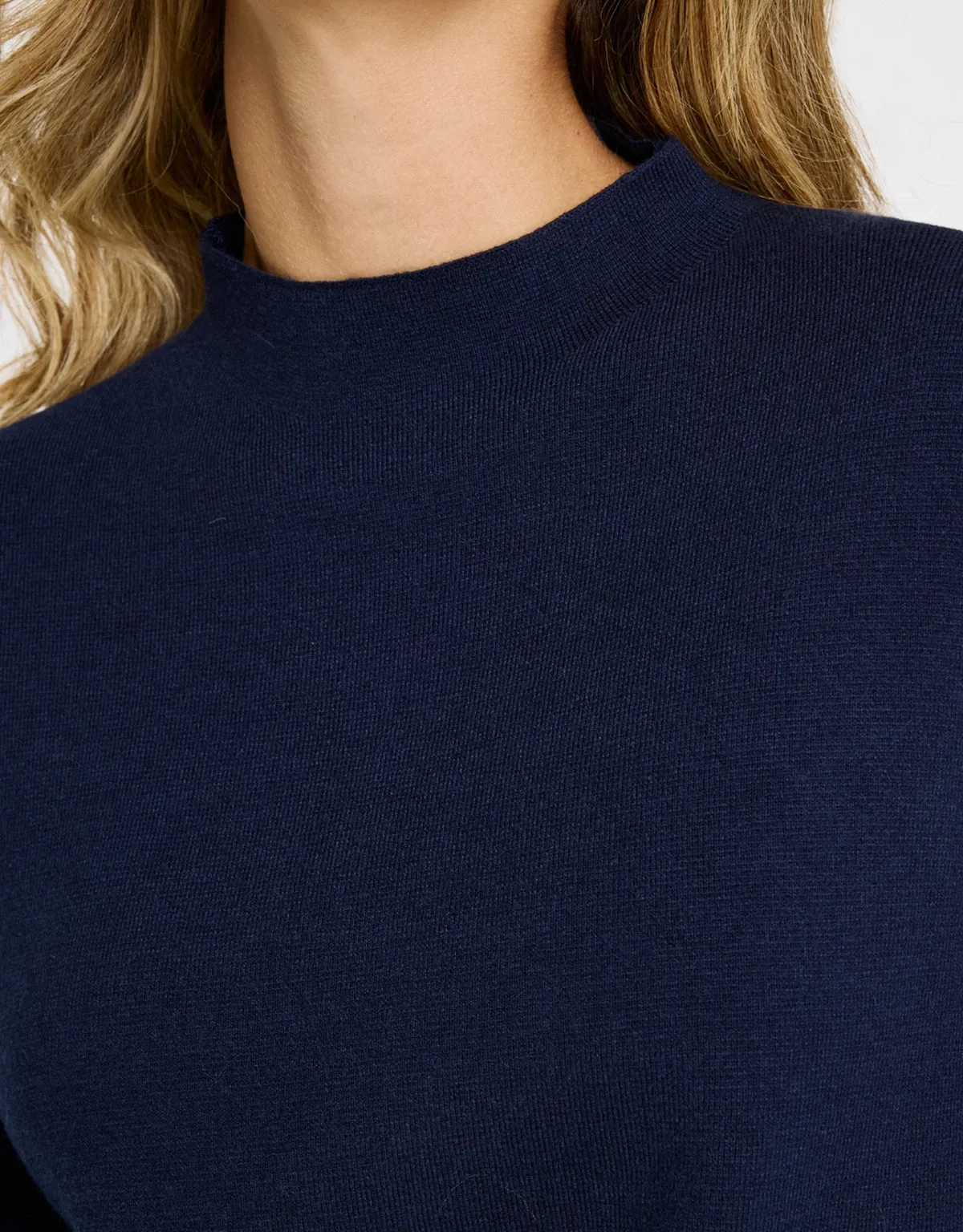 Long Sleeve Sweater Navy Blue - Hariki