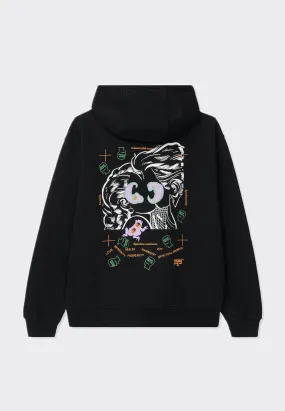 Lovers Embrace Hoodie - black