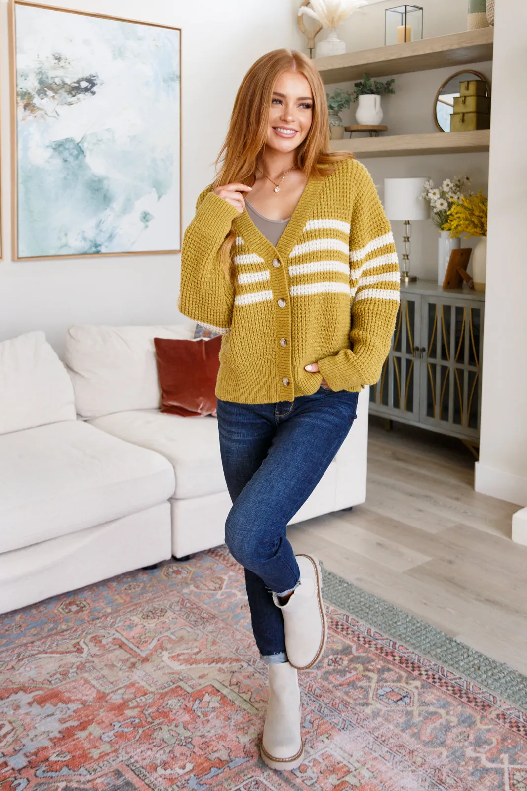 Madelyn Striped Cardigan