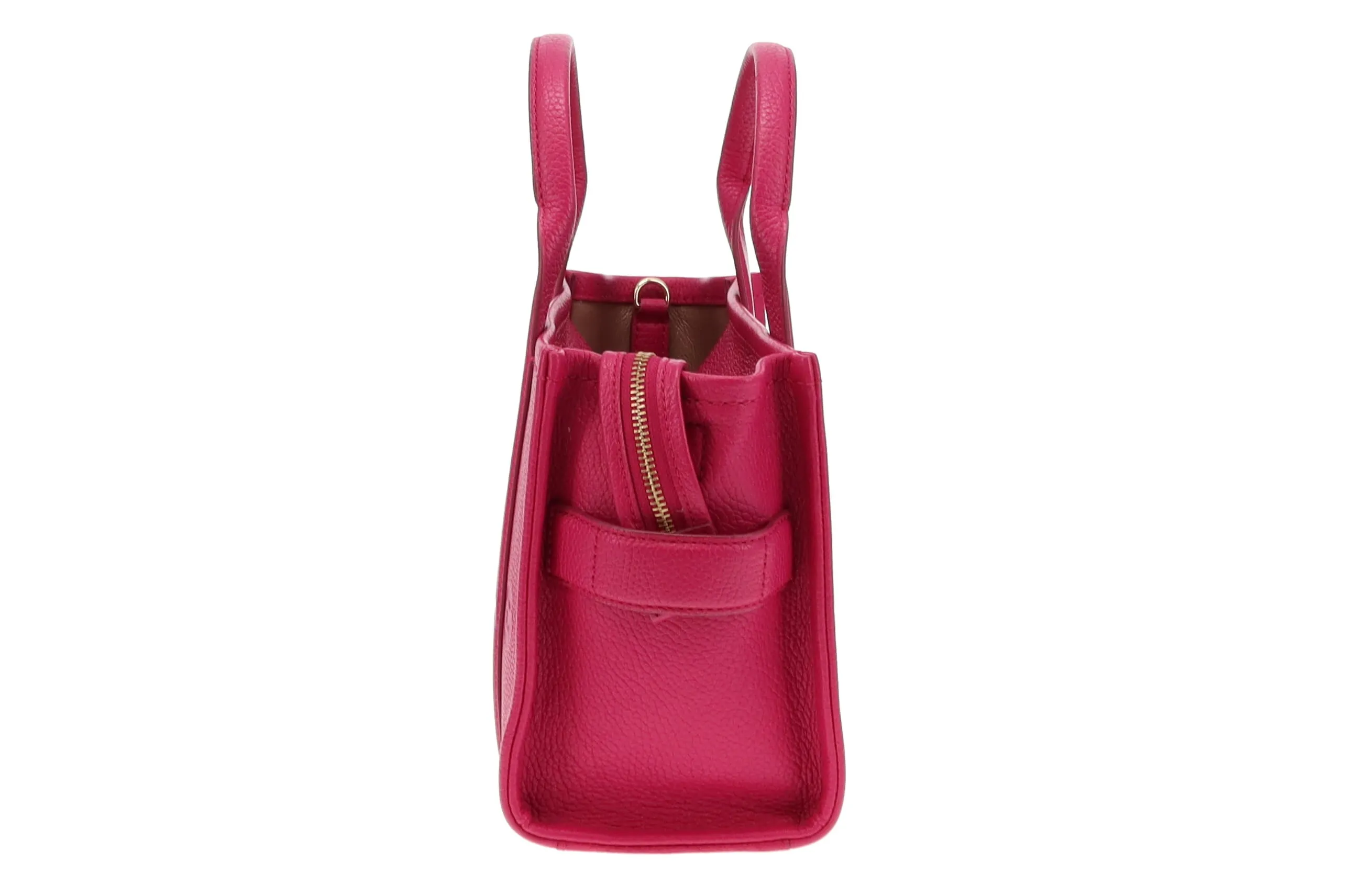 Marc Jacobs Hot Pink Full Grain Leather The Small Tote Bag