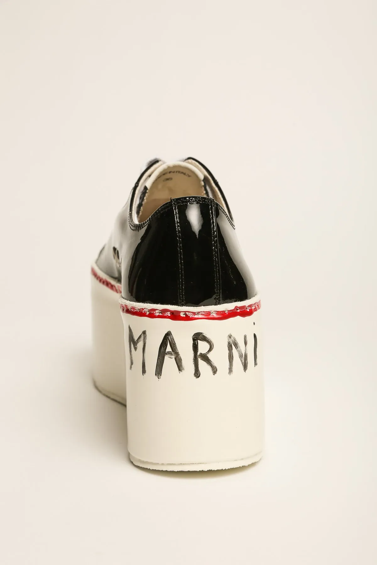 MARNI | PATENT LEATHER PLATFORM SNEAKERS