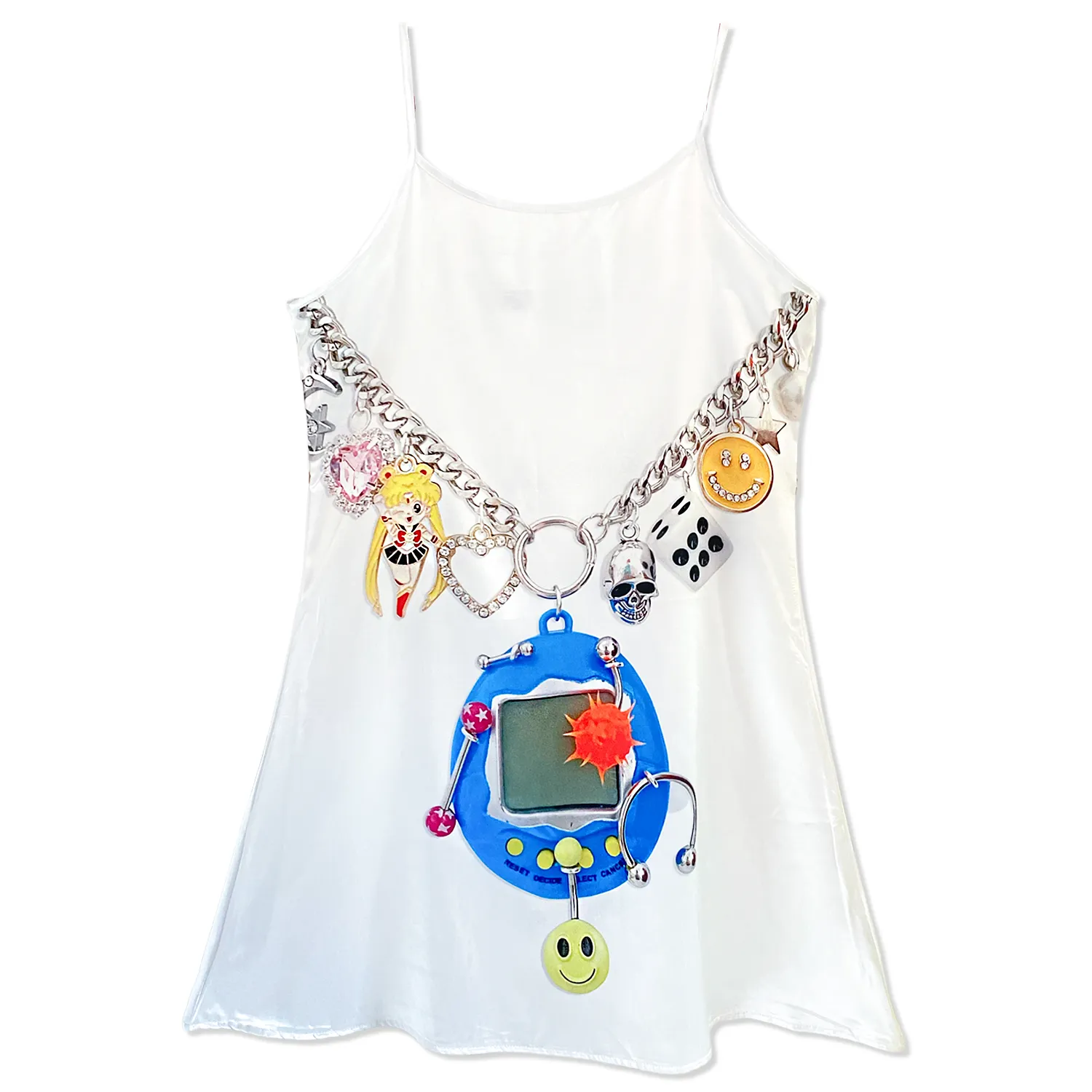 MEDIUM - TAMAGOTCHI SLIP DRESS