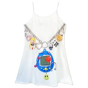 MEDIUM - TAMAGOTCHI SLIP DRESS