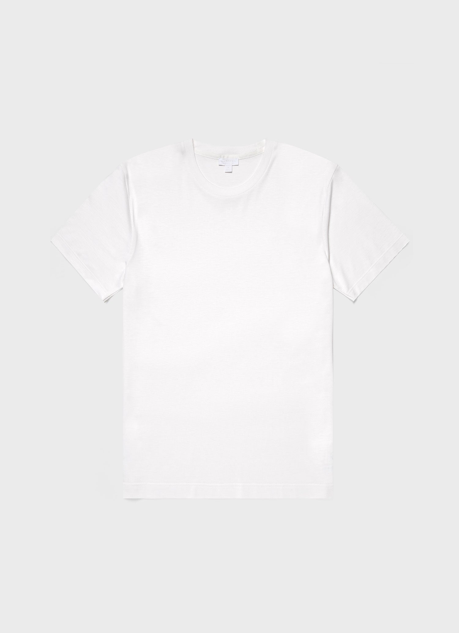 Men's Silk Cotton T-shirt in White