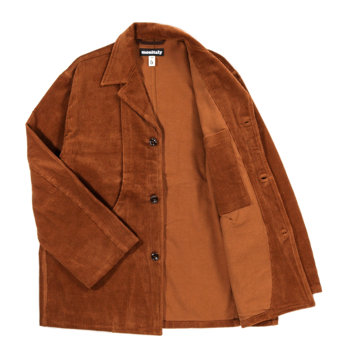 MONITALY HARVESTER JACKET CORDUROY 8-WALE CHESTNUT