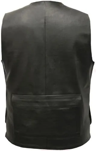 Multipocket Leather Waistcoat|TRAPPER