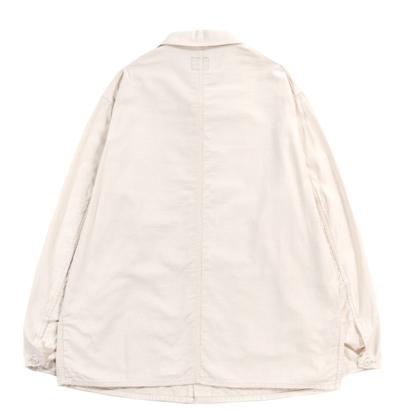 NEEDLES D.N. COVERALL BACK SATEEN WHITE