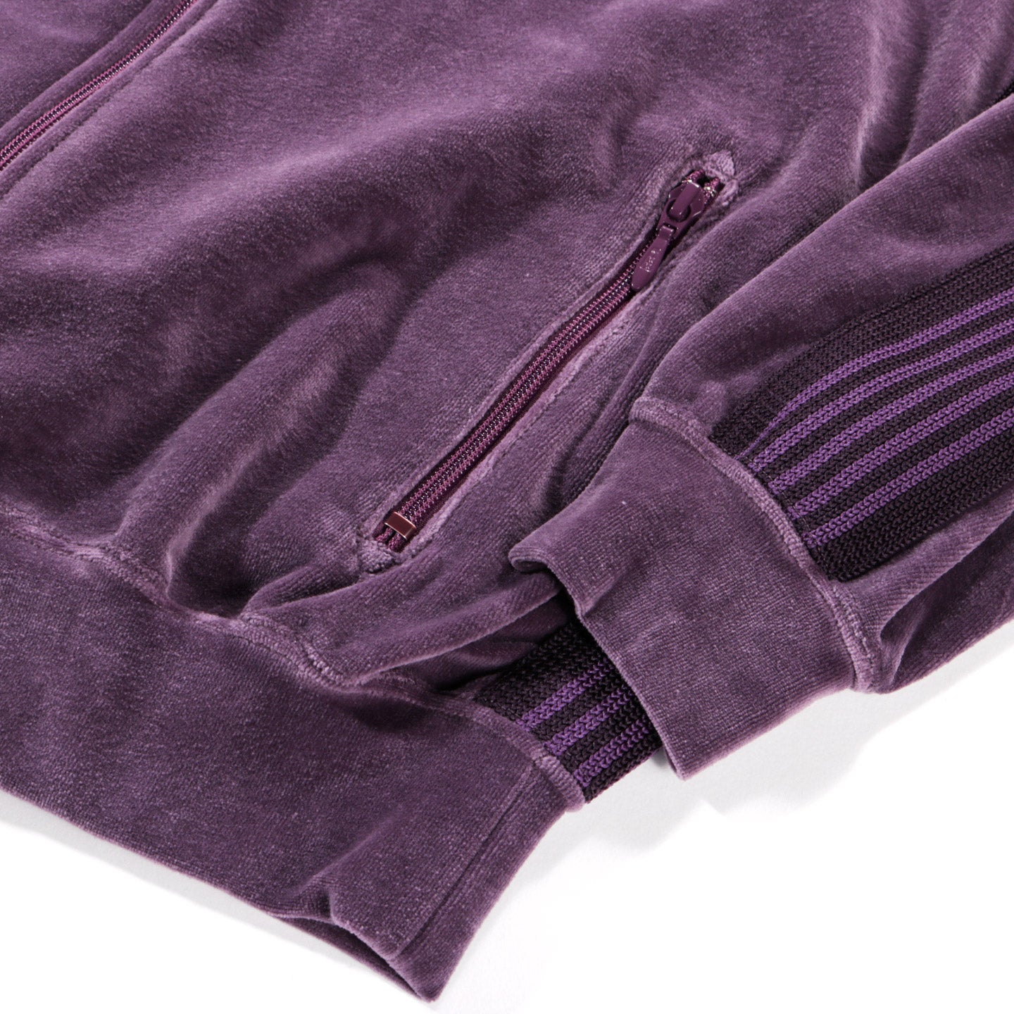 NEEDLES R.C. TRACK JACKET VELOUR PURPLE