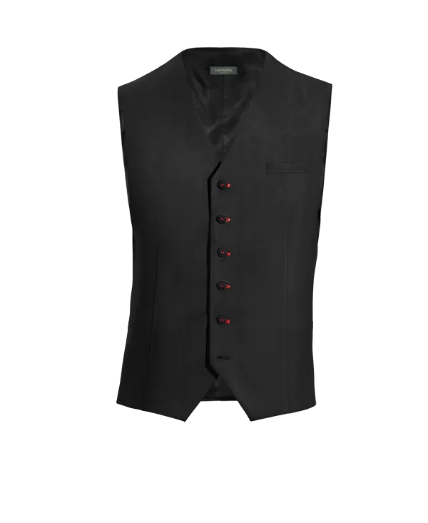 Onyx black essential Waistcoat