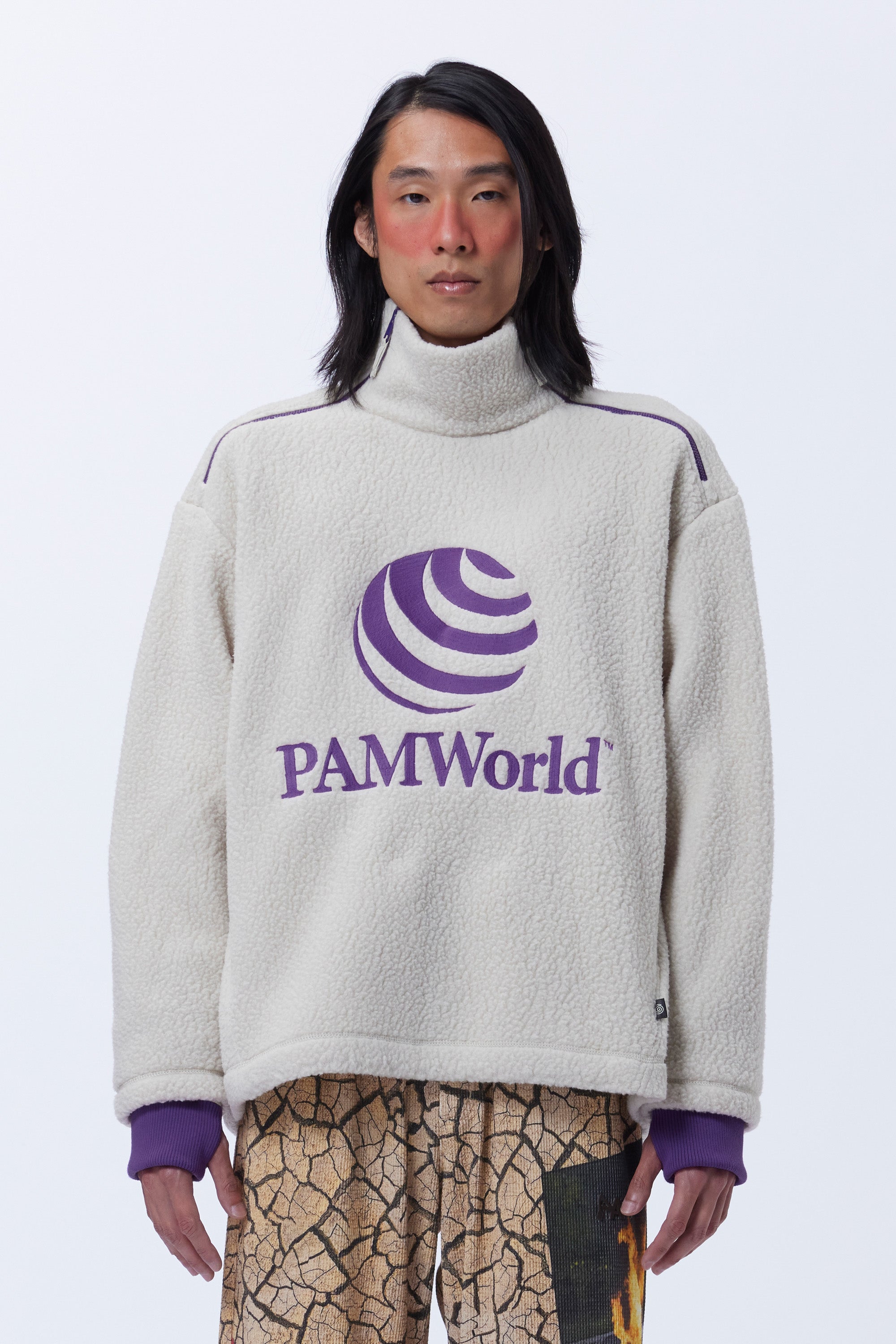 P. WORLD RECYCLED SHERPA OVERSIZED PULLOVER