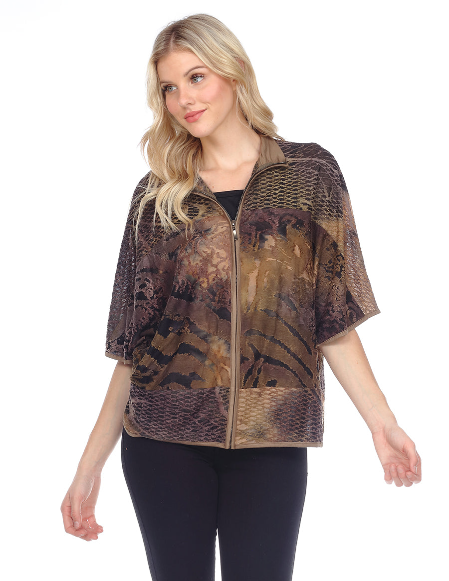 Palila Burnout Zip-up Cape