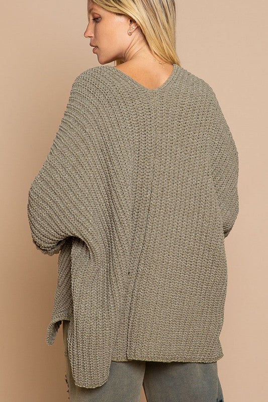 POL Edge to Edge Long Sleeve with Pockets Cardigan