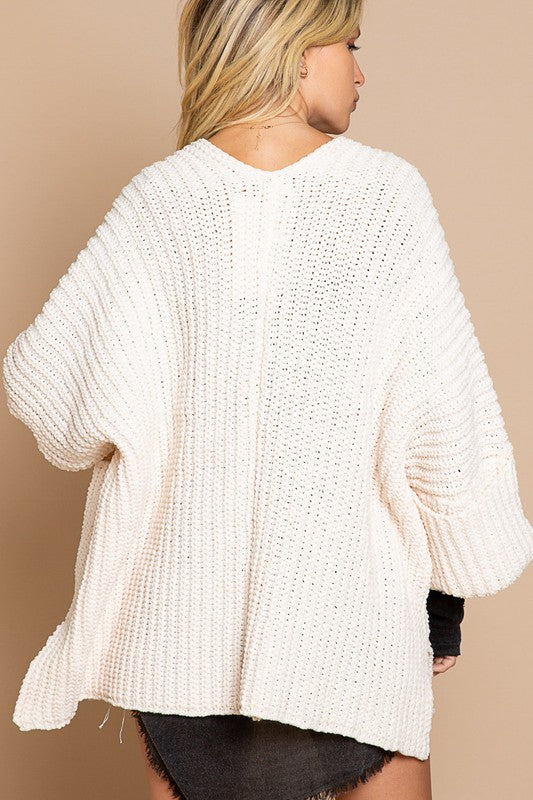 POL Edge to Edge Long Sleeve with Pockets Cardigan