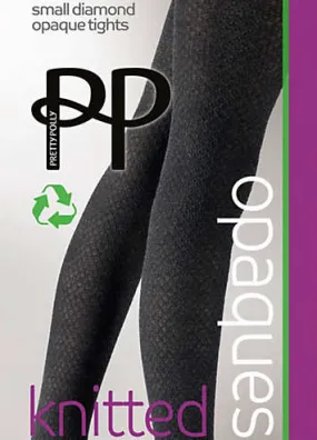 Pretty Polly Small Diamond Knitted Tights