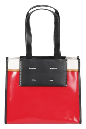 Proenza Schouler White Label Morris Logo Printed Large Tote Bag