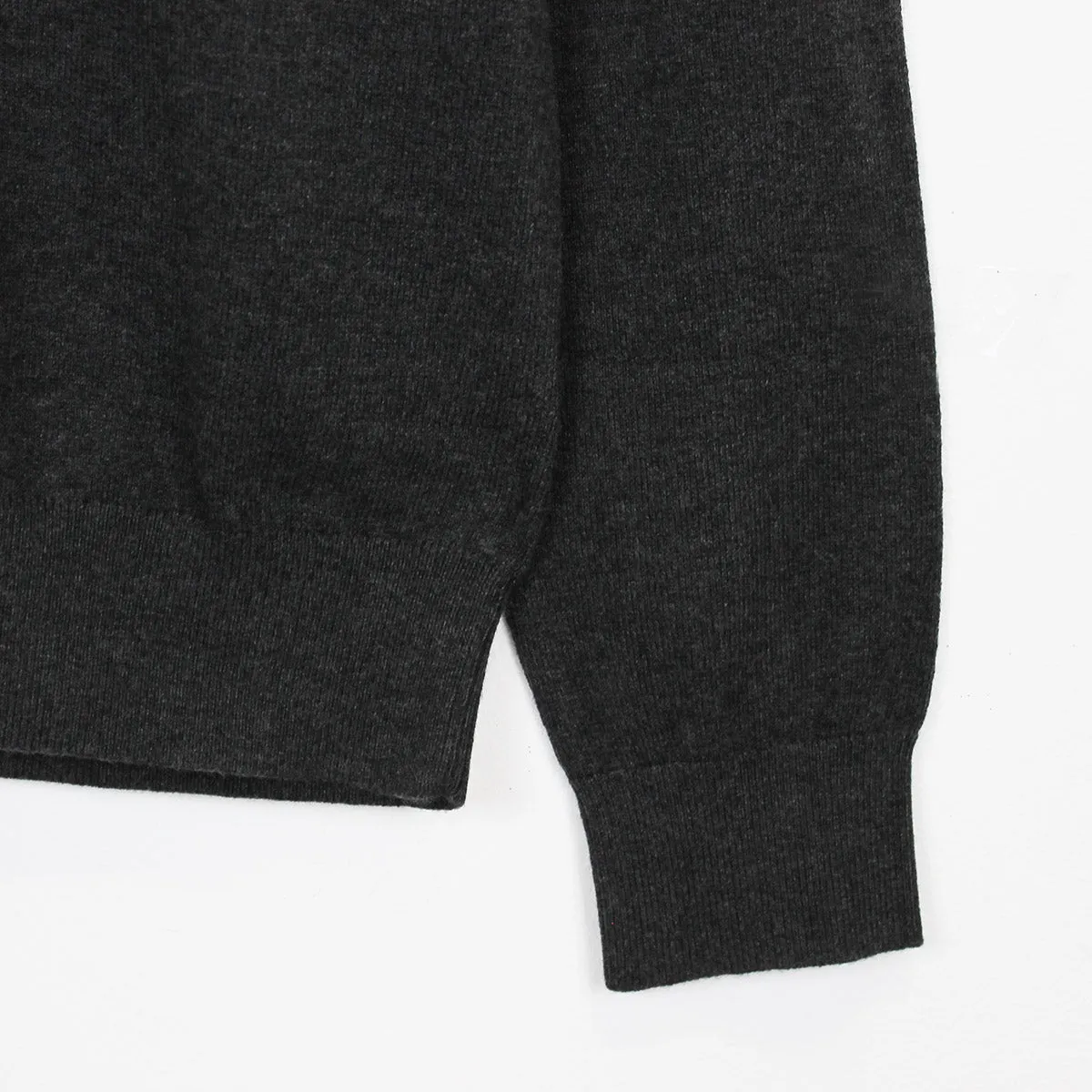 PS Paul Smith - Zip Neck Jumper in Dark Grey