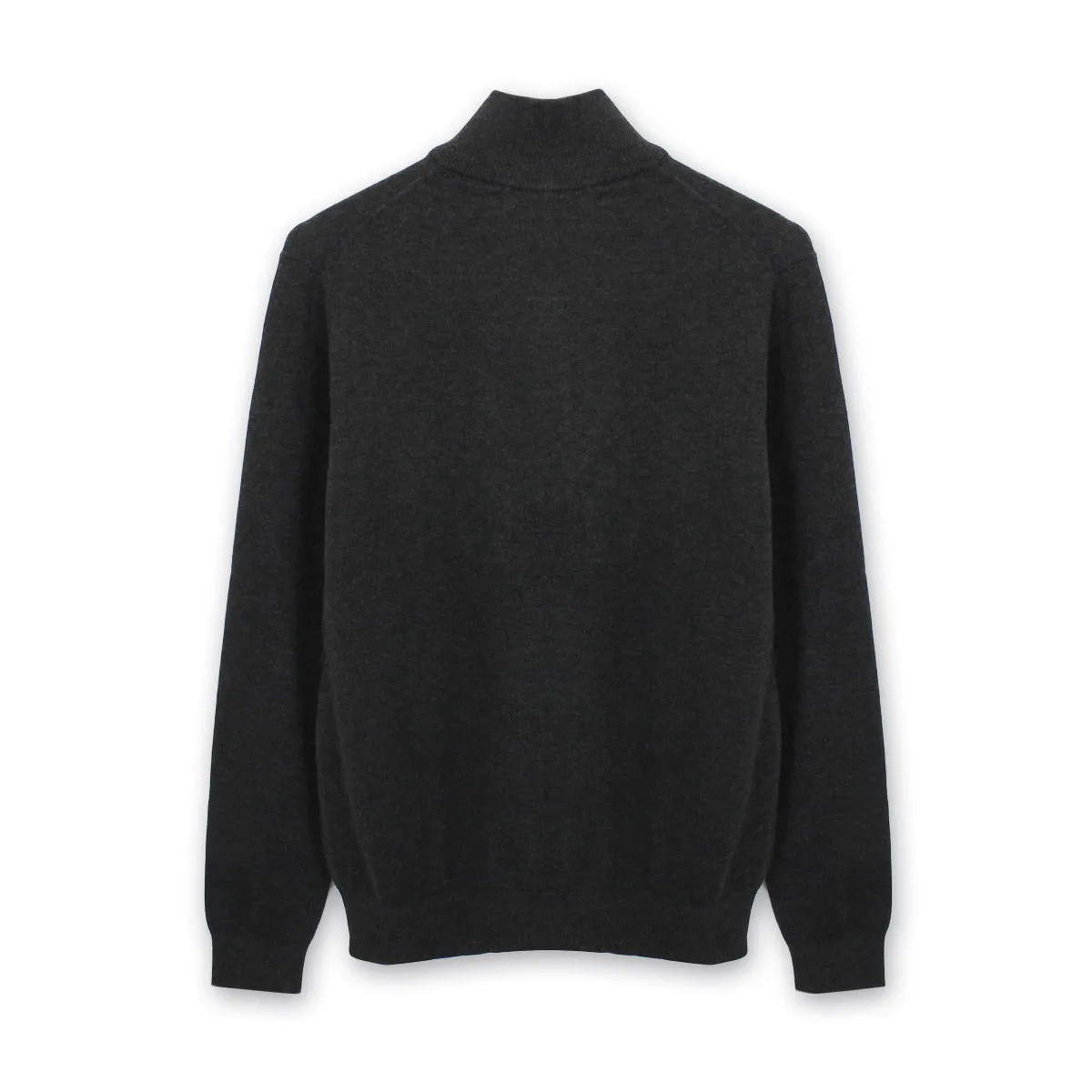 PS Paul Smith - Zip Neck Jumper in Dark Grey