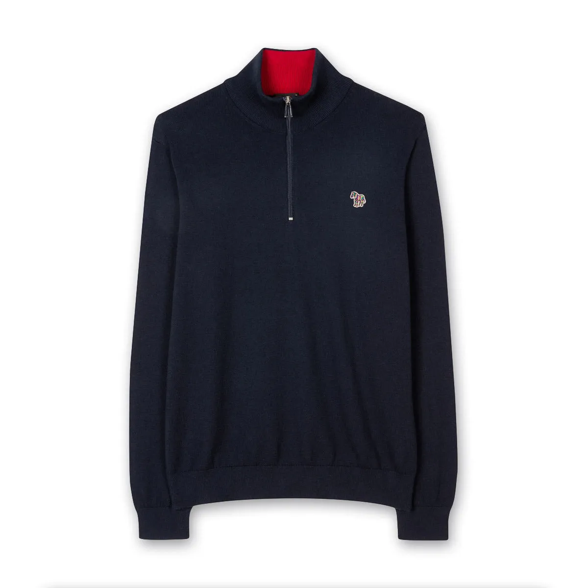 PS Paul Smith - Zip Neck Jumper in Navy