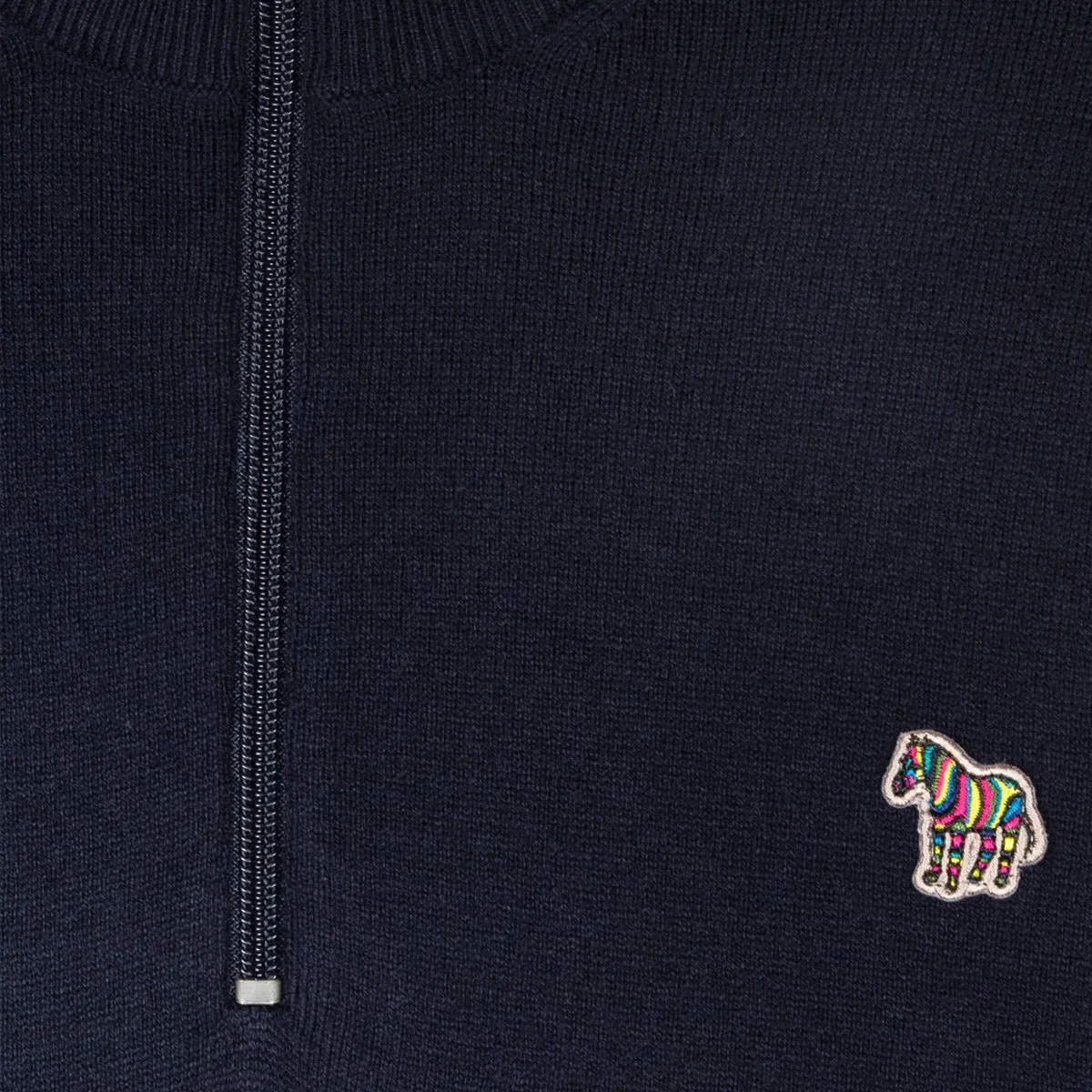 PS Paul Smith - Zip Neck Jumper in Navy