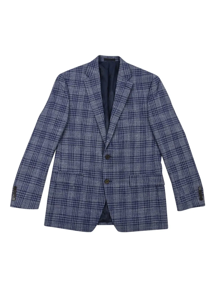 Ralph Lauren Men's Ultraflex Plaid Blazer Blue Size 42