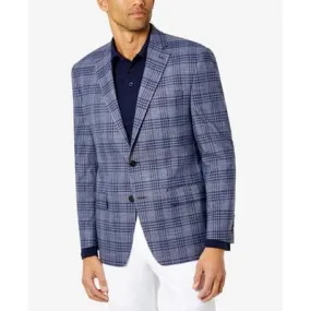 Ralph Lauren Men's Ultraflex Plaid Blazer Blue Size 42