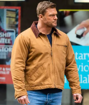 Reacher S02 Jack Brown Jacket | Alan Ritchson Jacket