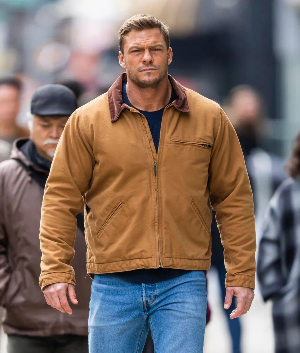 Reacher S02 Jack Brown Jacket | Alan Ritchson Jacket