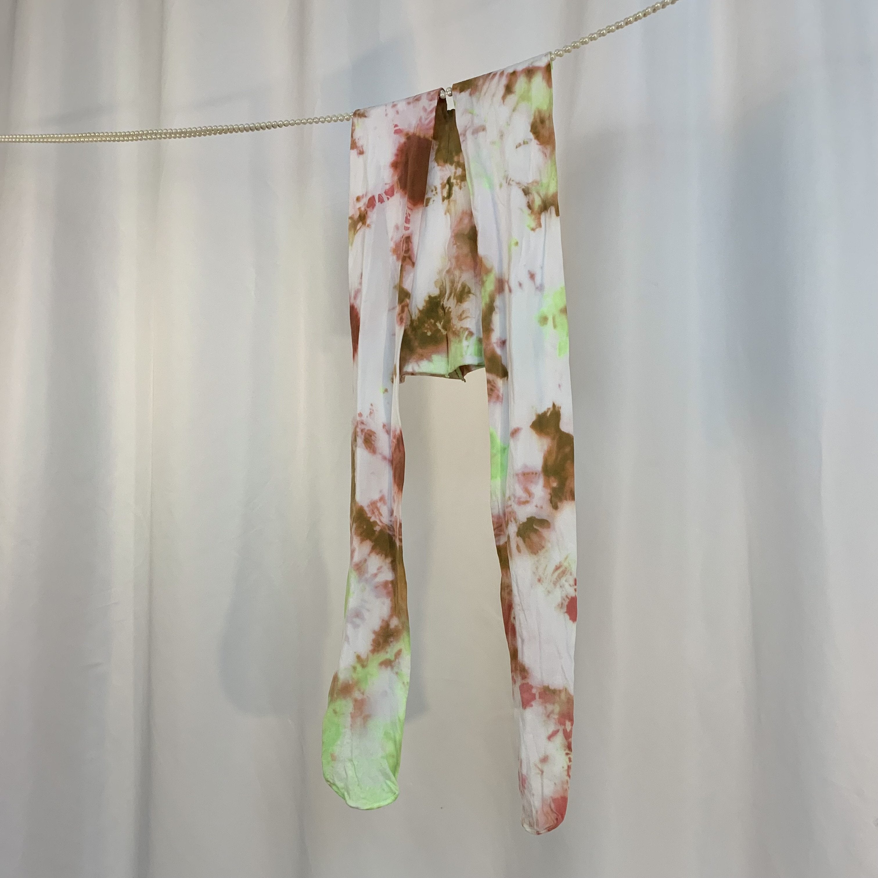 Recycled canyon tie dye tights