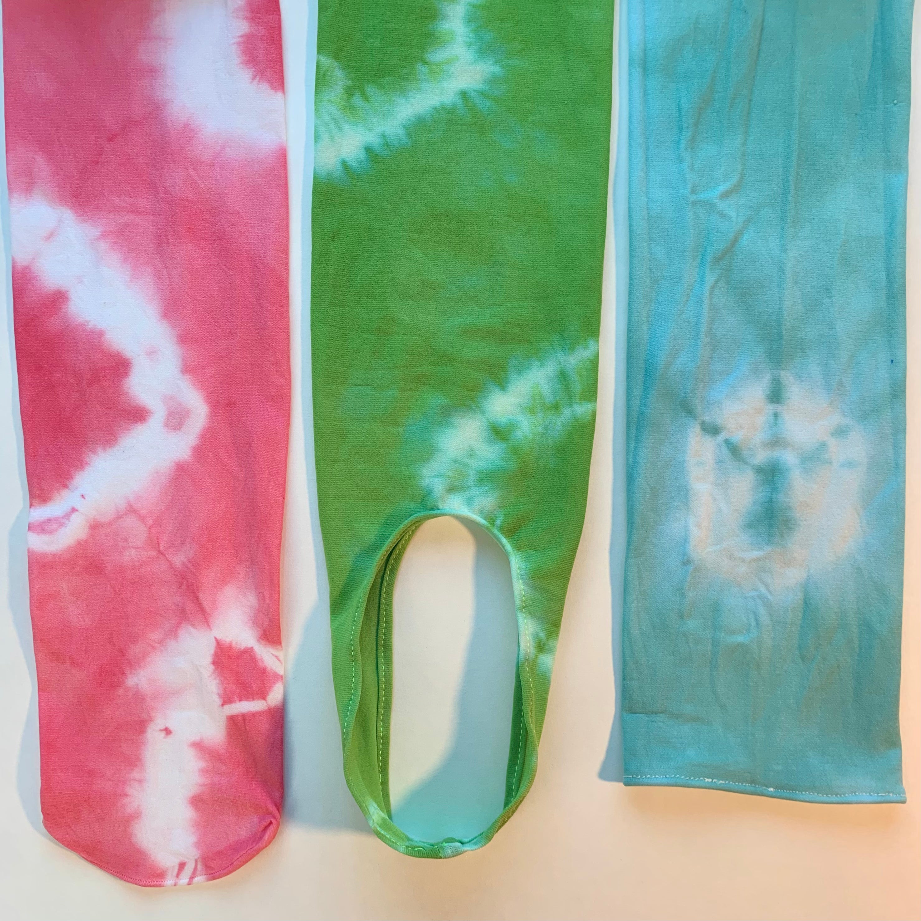 Recycled Carebear tie dye tights