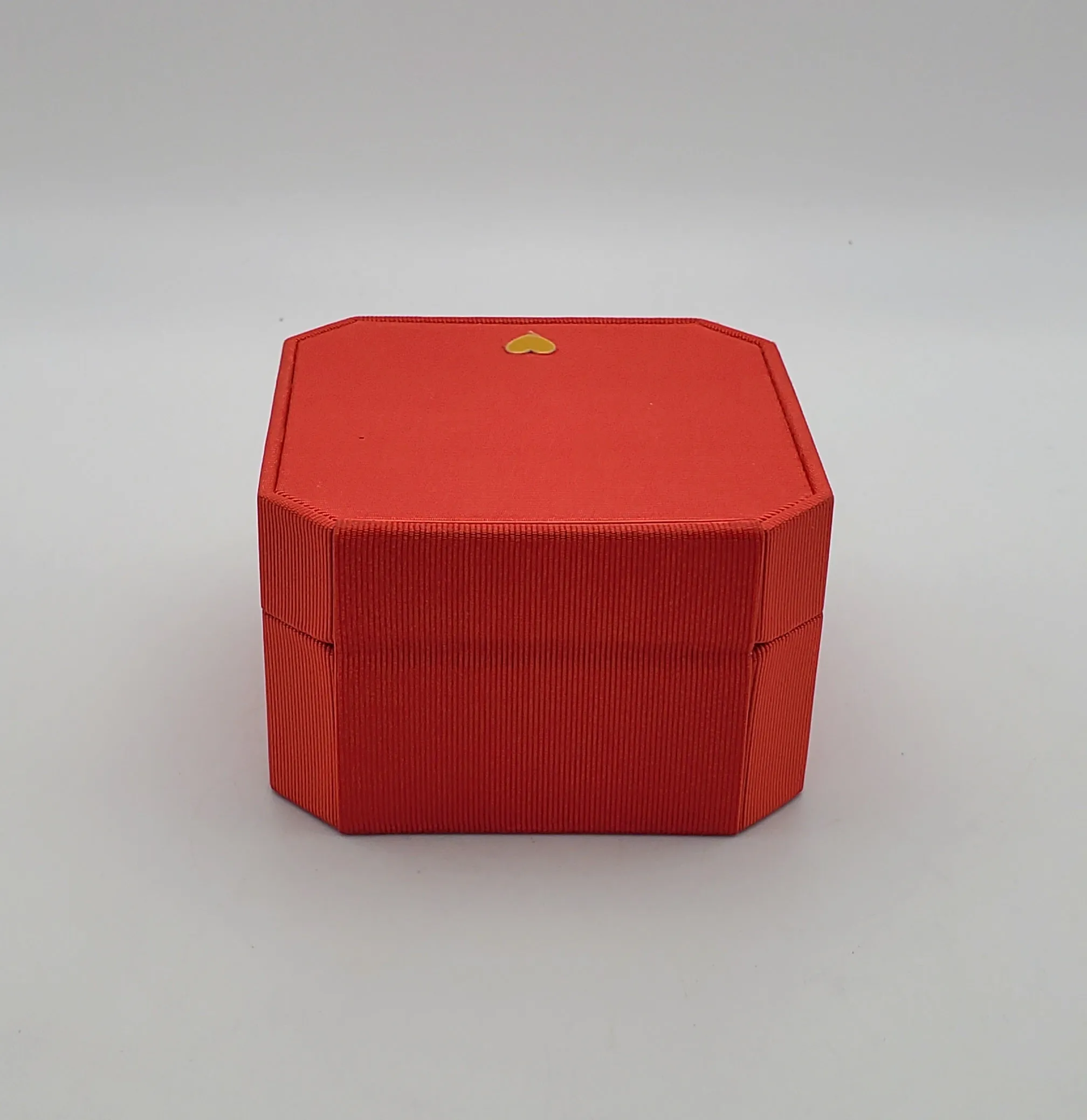 Red Fabric Snow Globe Jewelry Box