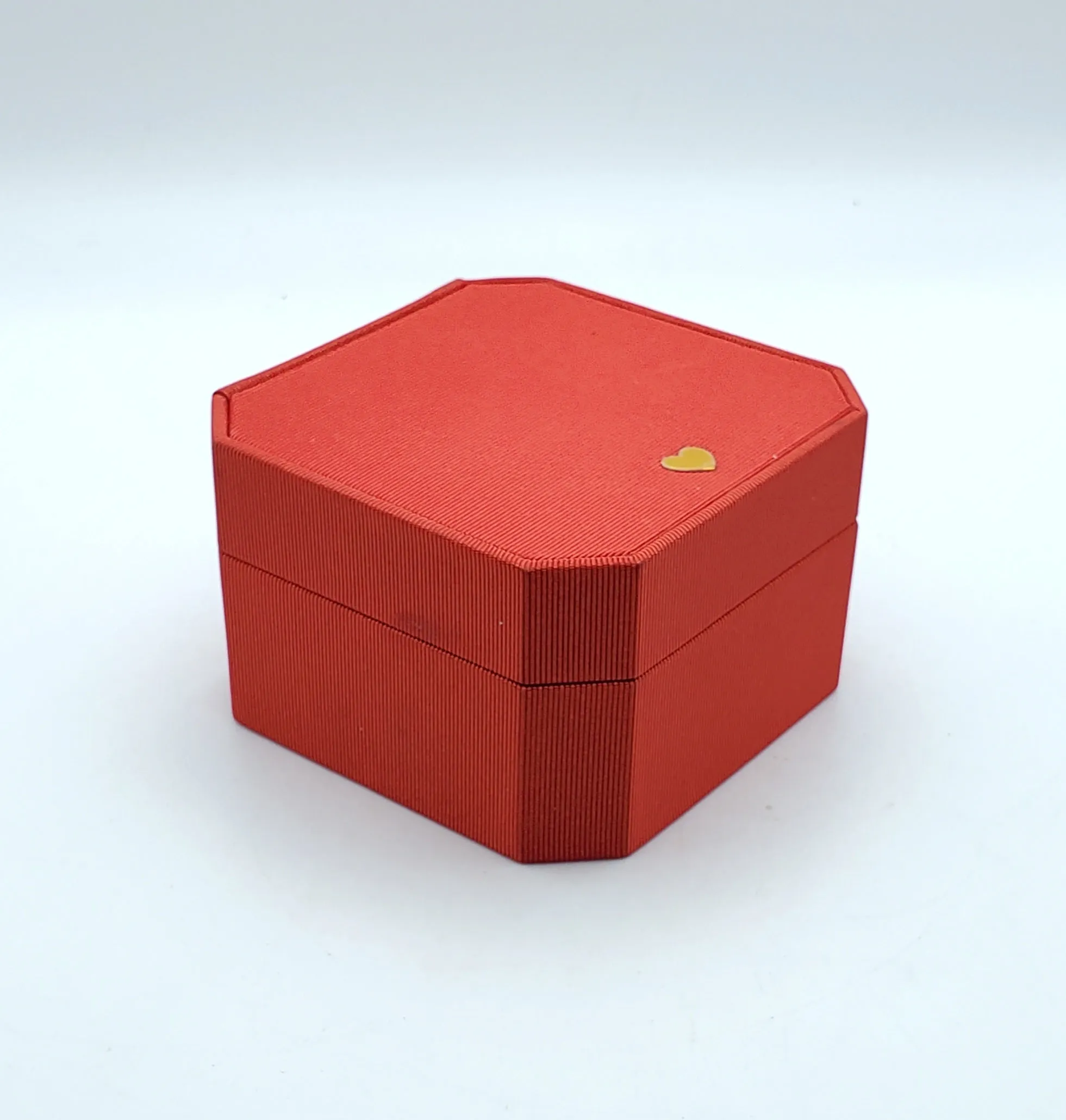 Red Fabric Snow Globe Jewelry Box