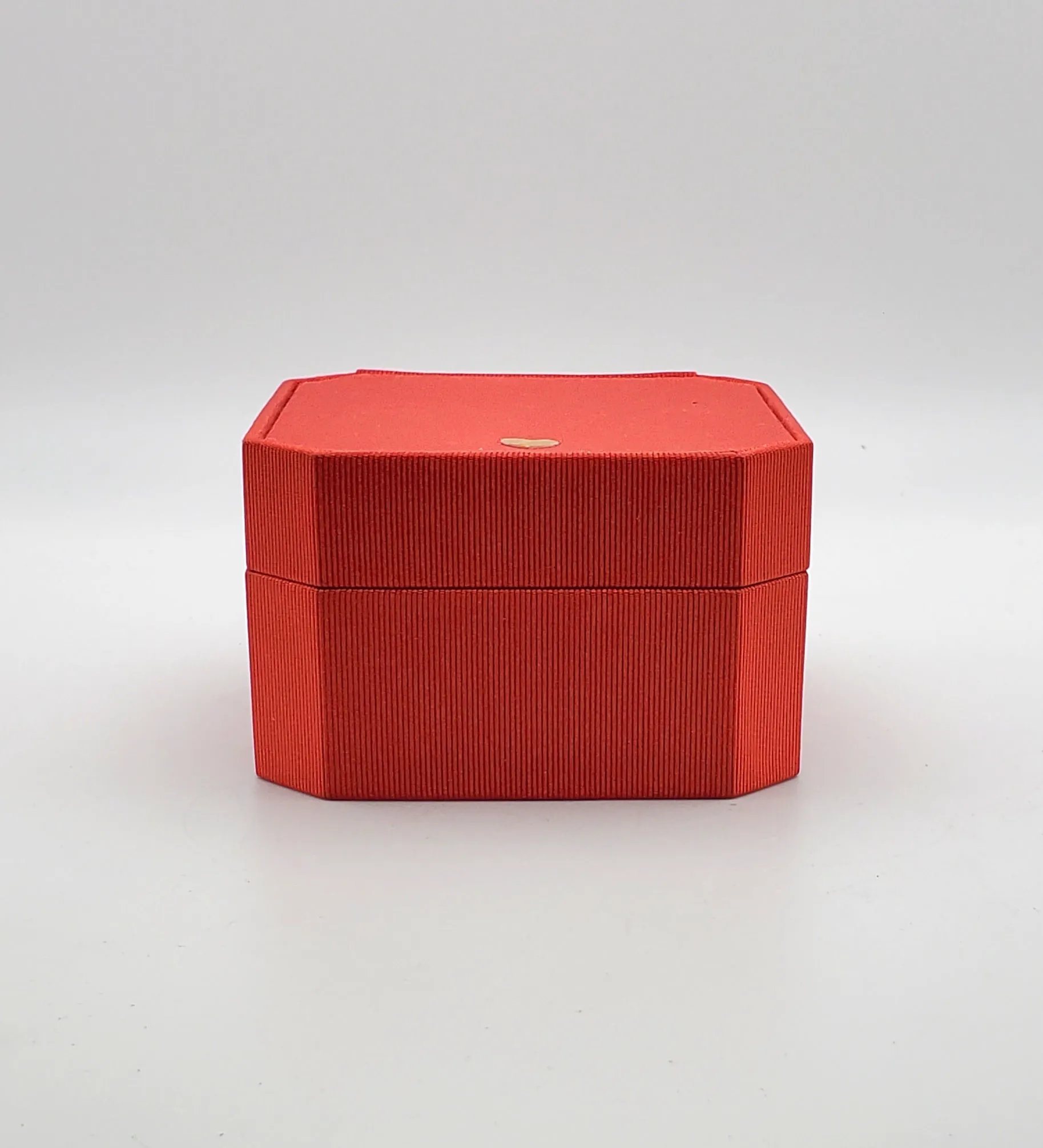 Red Fabric Snow Globe Jewelry Box