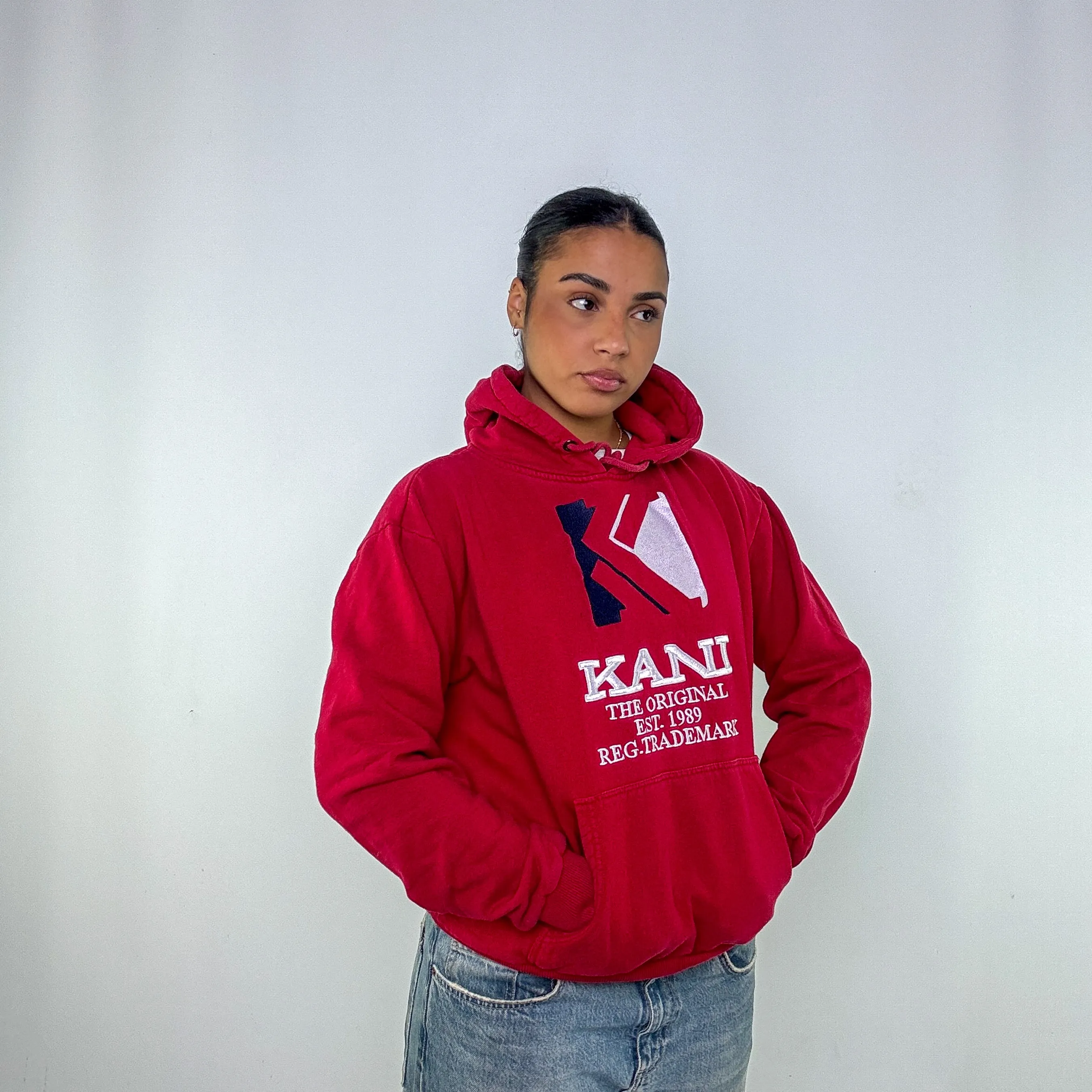 Red y2ks Karl Kani Hoodie (M)