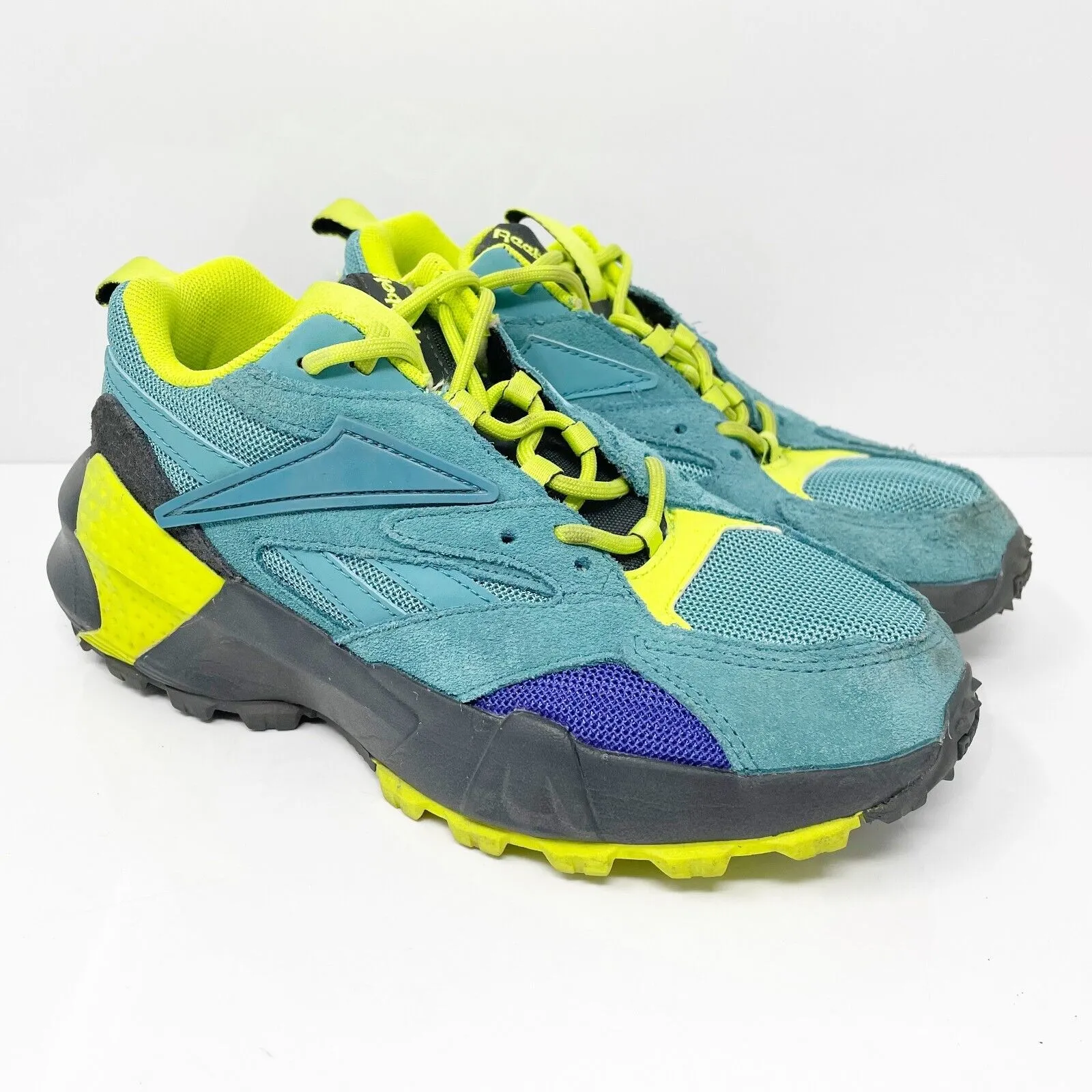 Reebok Womens Aztrek Double Mix EG8907 Blue Casual Shoes Sneakers Size 6.5