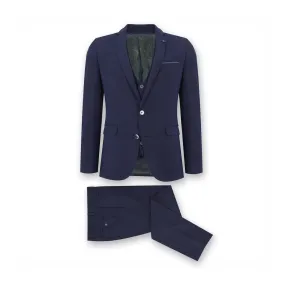 Remus - Luca 3 Piece Slim Fit Suit in Navy