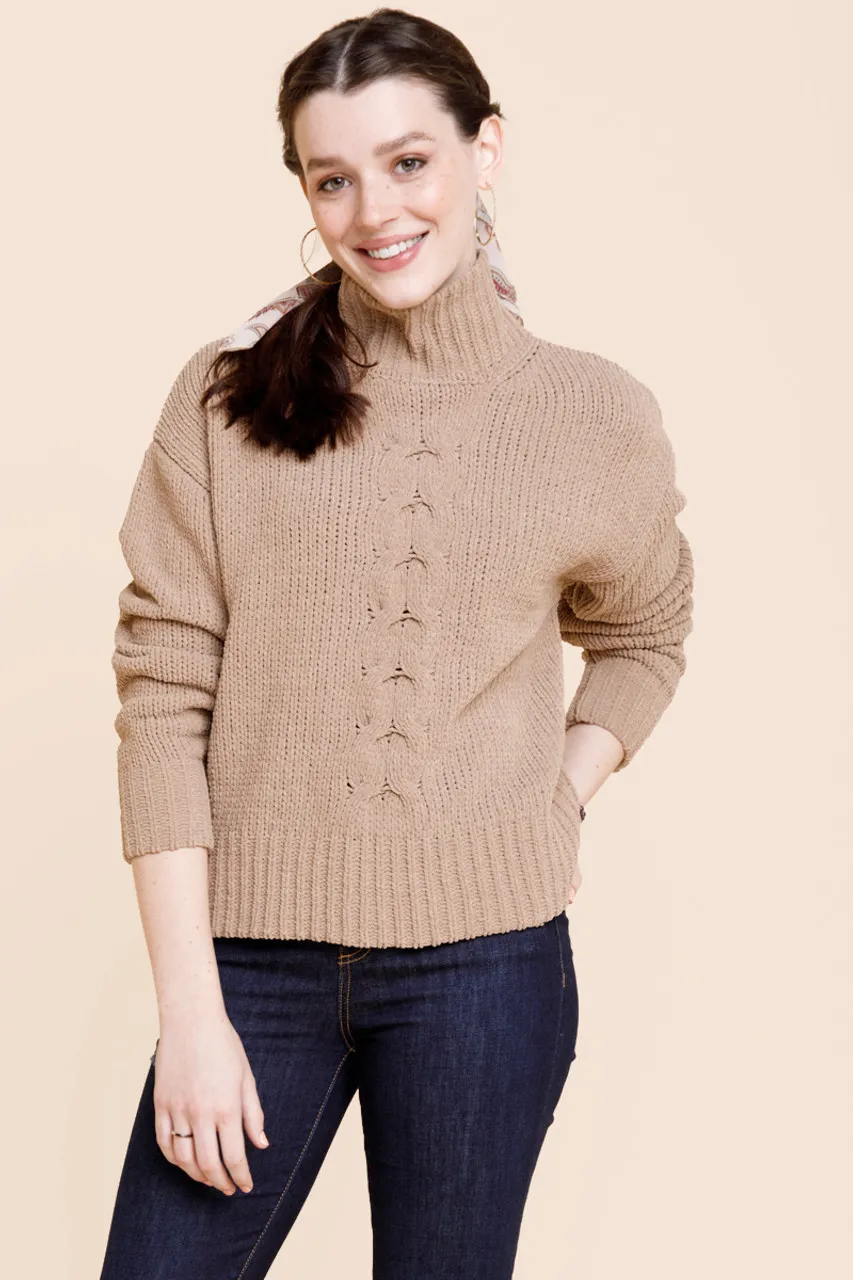 Roula High Neck Pullover Sweater