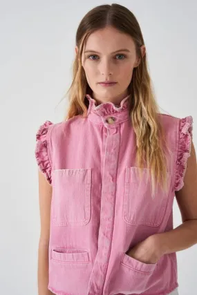 Seventy + Mochi Pablo Waistcoat - Washed Candy Floss