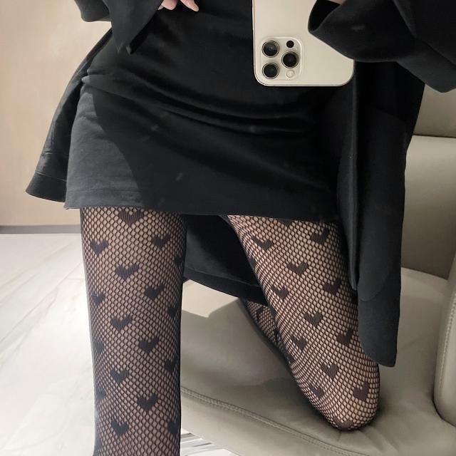 Sexy Tights Women Skull Mystery Thigh High Waist Stockings Gothic Fishnet Pantyhose