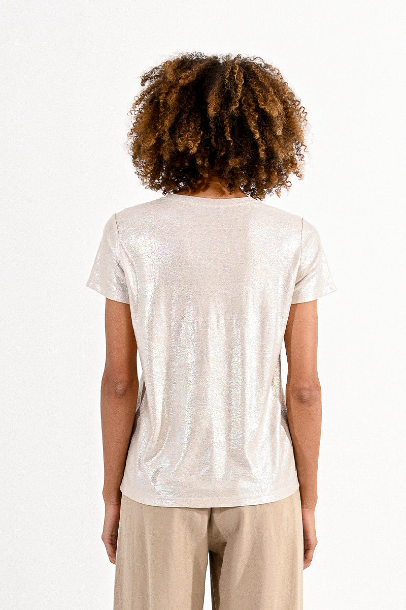 Shimmer Pearl Tee