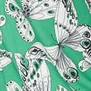 Smak Parlour Plus Size Green Butterfly Print Glamour Goddess Jumpsuit