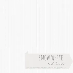 Snow White RIB KNIT