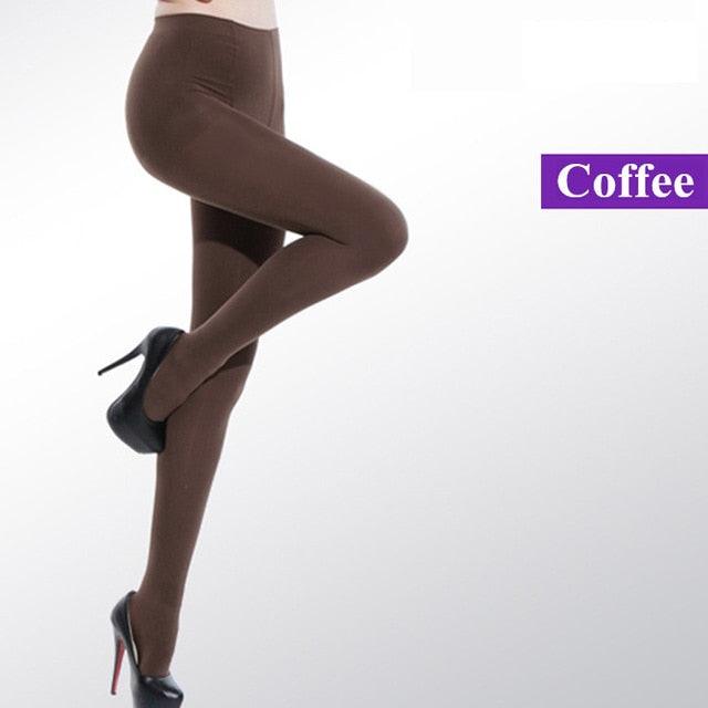 Stay Cozy and Stylish with Black Sexy Tights Opaque Pantyhose 120D Winter Warm