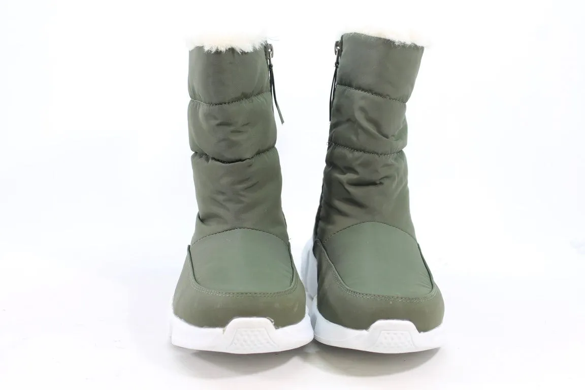 Steve Madden Snowday Women's Green Boots 8-8.5M(ZAP19173)