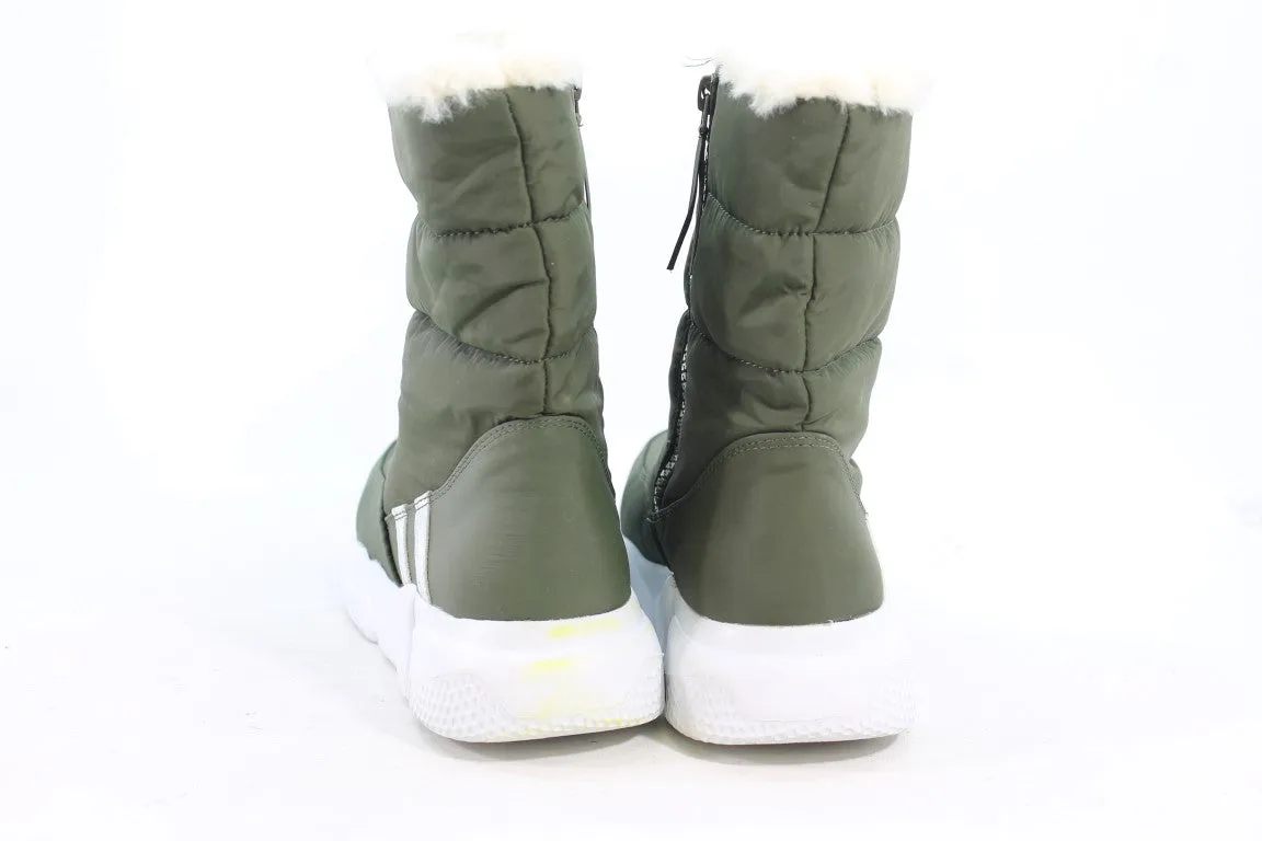 Steve Madden Snowday Women's Green Boots 8-8.5M(ZAP19173)