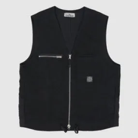 Stone Island Waistcoat Cupro- Cotton Twill-TC