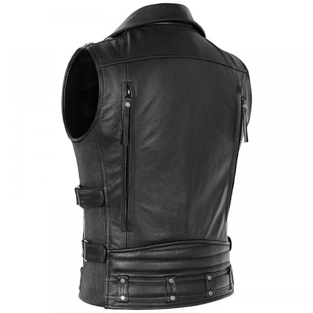 Stylish Leather Waistcoat