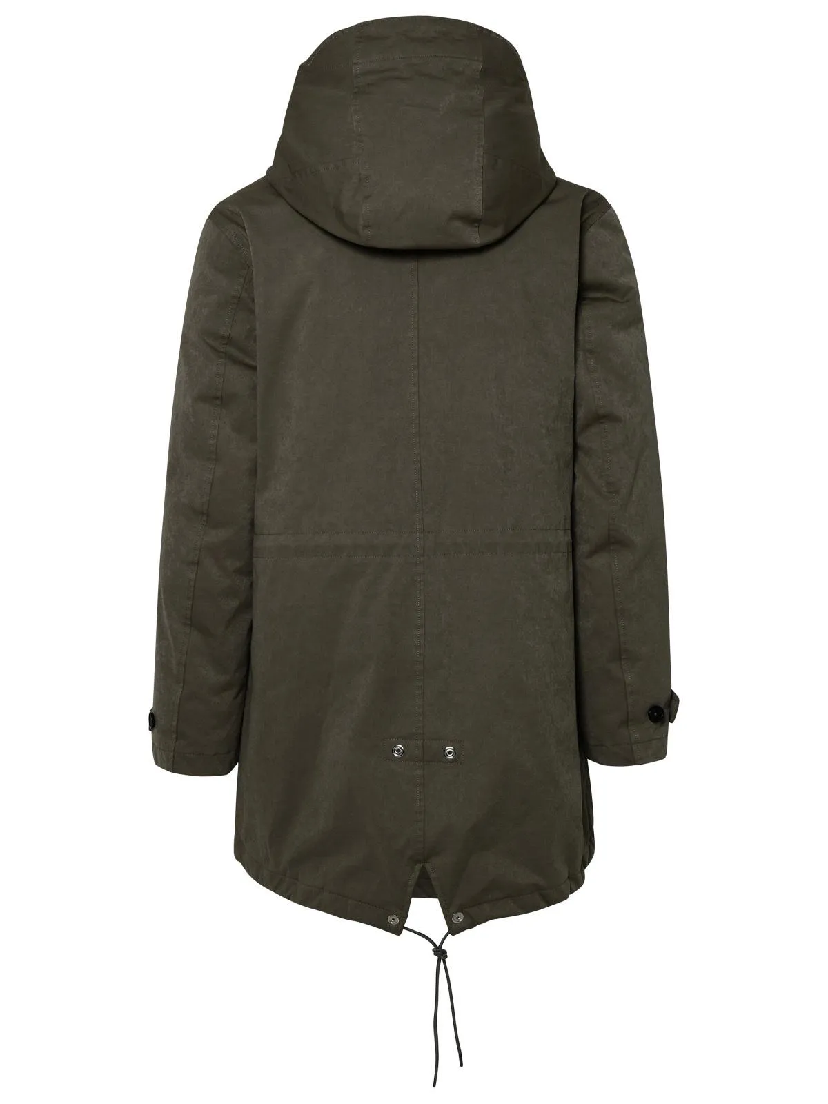 Ten C    Ten C 'Core' Parka In Green Nylon Blend